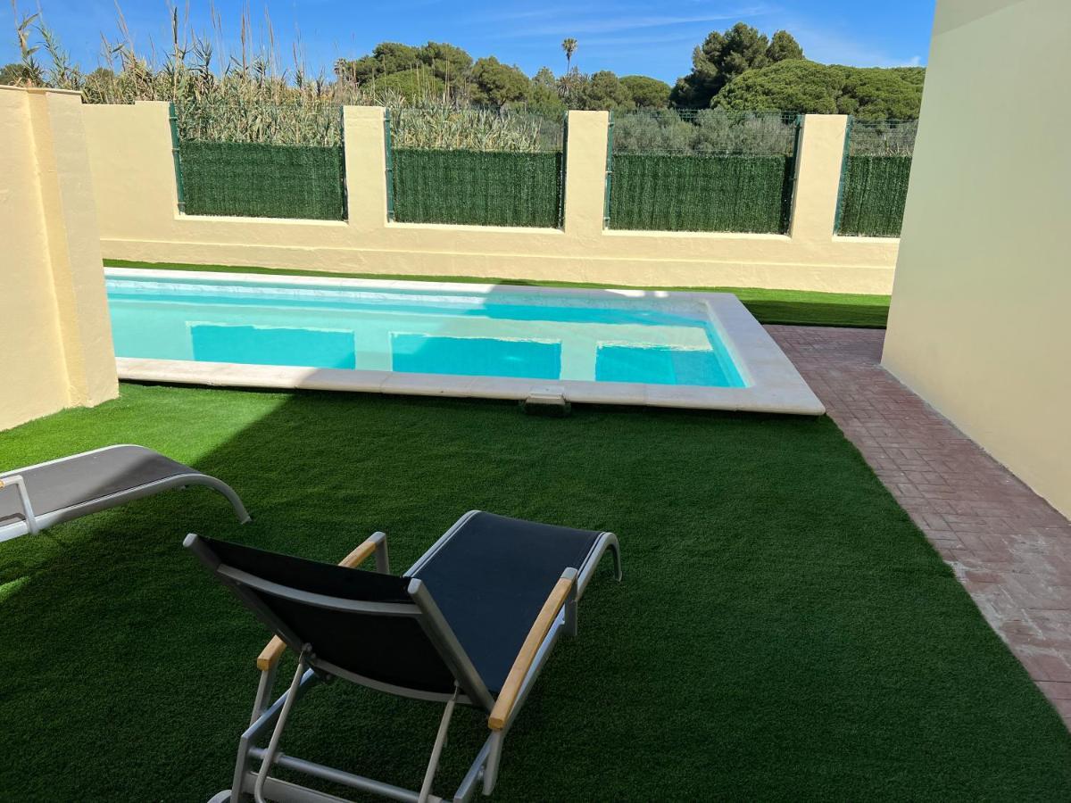 Casa Piscina Playa Barrosa Delfin 6 Villa Chiclana de la Frontera Bagian luar foto
