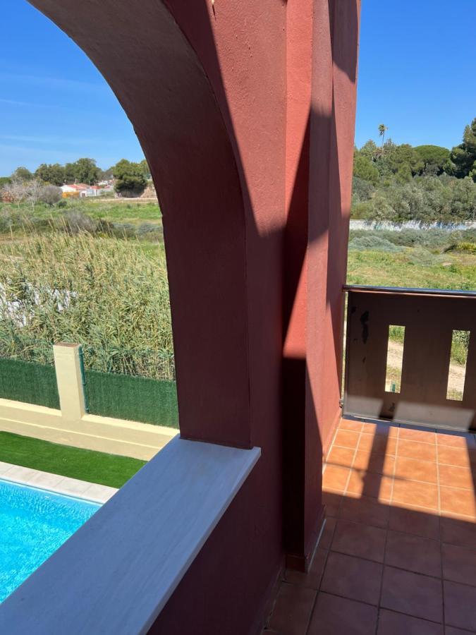 Casa Piscina Playa Barrosa Delfin 6 Villa Chiclana de la Frontera Bagian luar foto